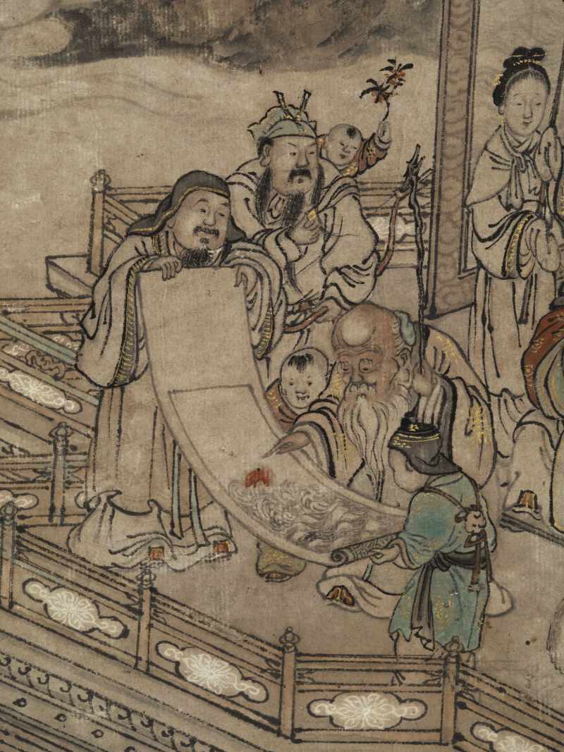 同治壬申（1872年）作 杨得霖 群仙拱祝图 - 图21
