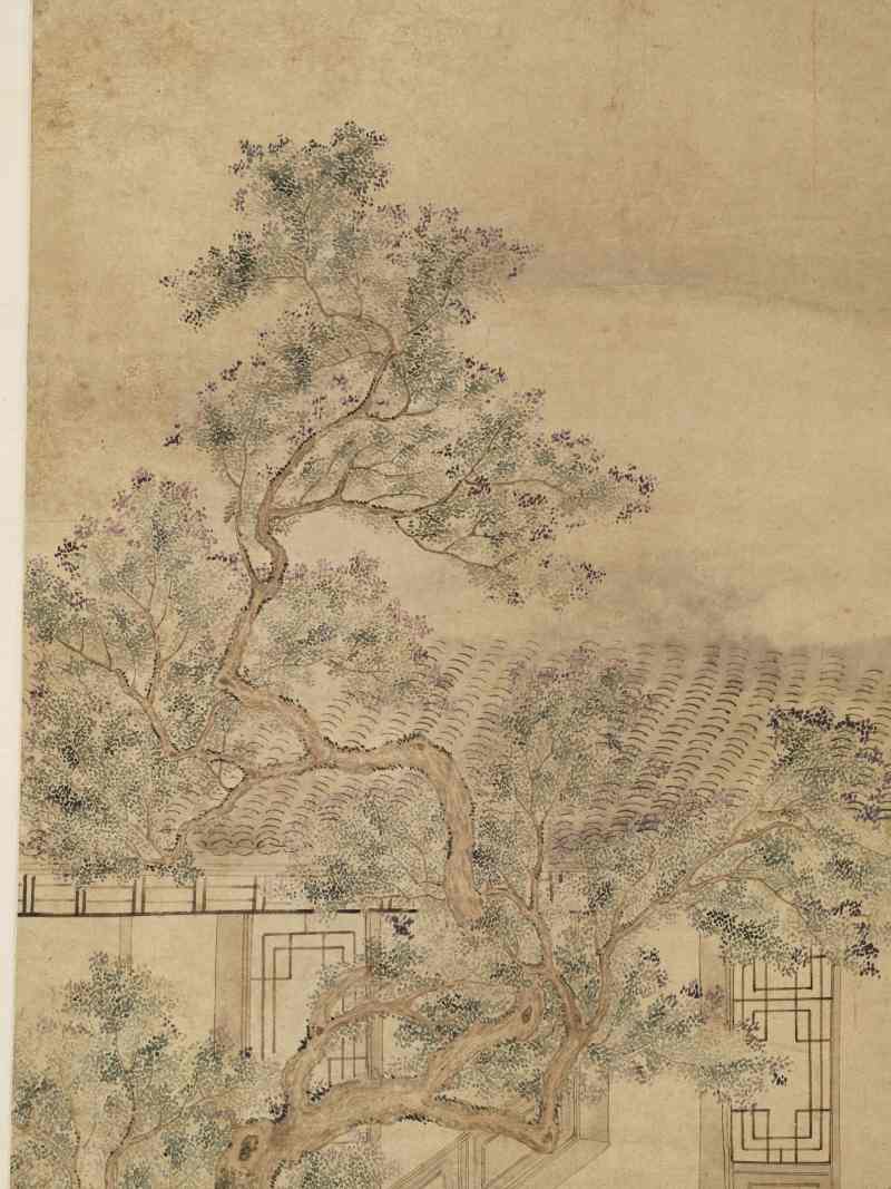 费丹旭 丹桂梳妆图 - 图9