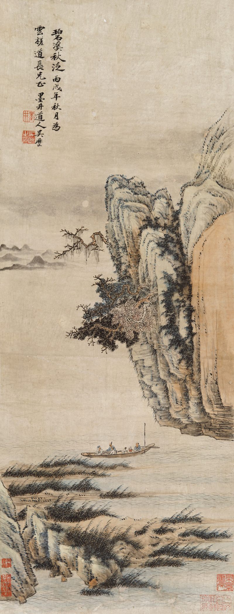 丙戌（1706年）作 吴历（款） 碧溪秋泛