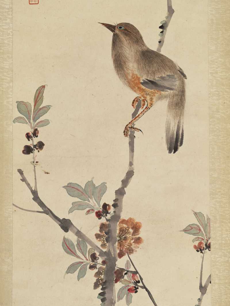甲戌（1934年）作 金执中 独占花枝 - 图4
