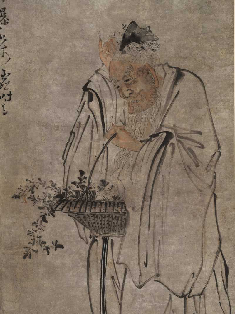 黄慎（款） 采花翁 - 图3