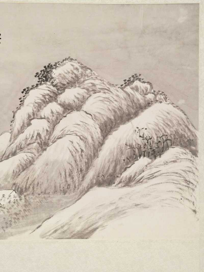 辛巳（1881年）、丁亥（1887年）作 吴榖祥、任颐 山水三帧 - 图3