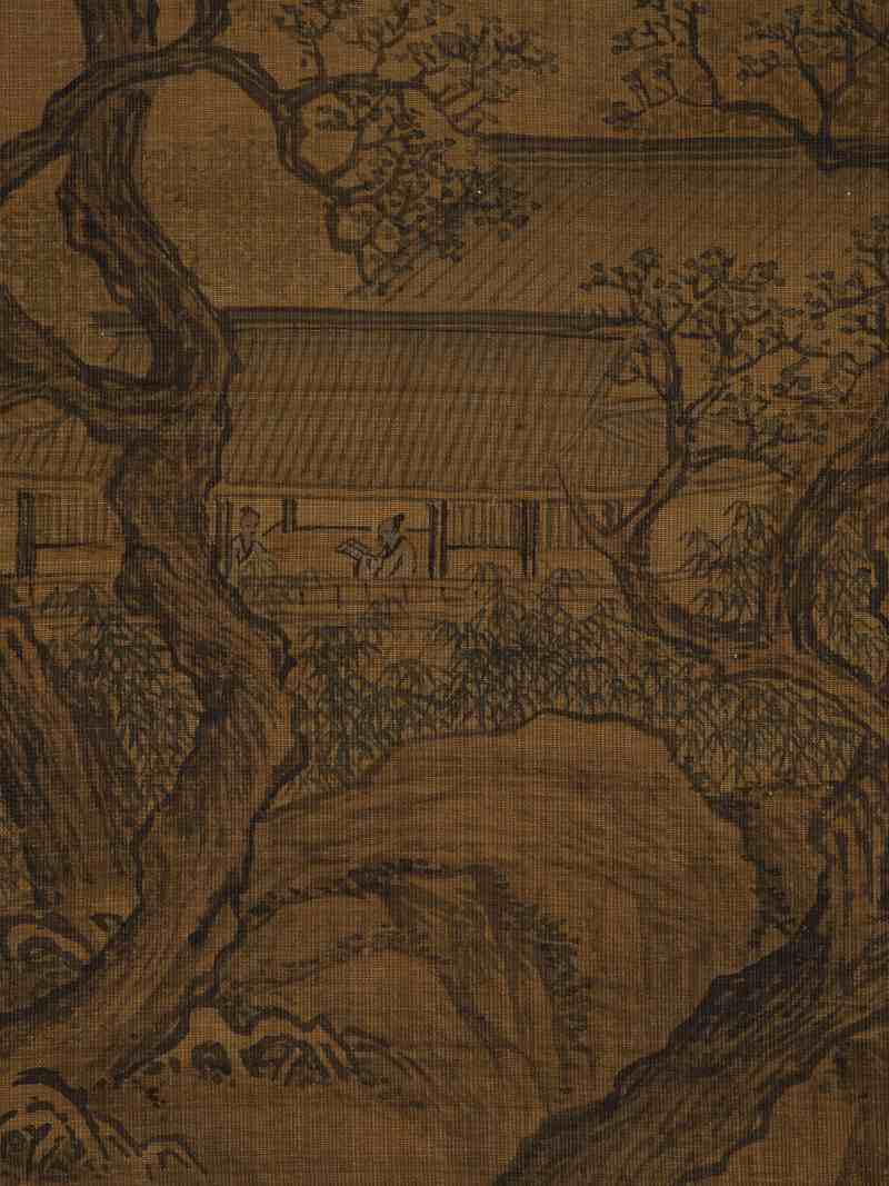 庚申（1680年）作 王翚（款） 春山读书图 - 图13