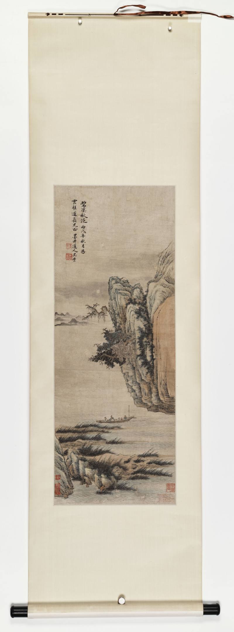 丙戌（1706年）作 吴历（款） 碧溪秋泛 - 图2