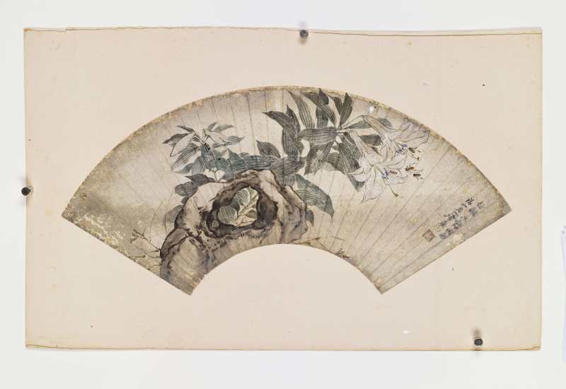 癸酉（1873年）、己亥（1899年）作 居廉 花卉四帧 - 图21