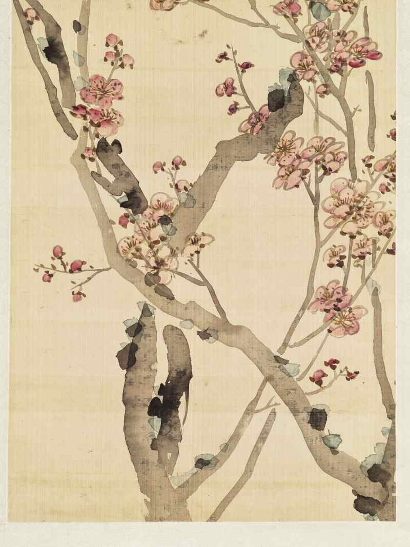 辛亥（1851年）作 万后丞 梅花 - 图6