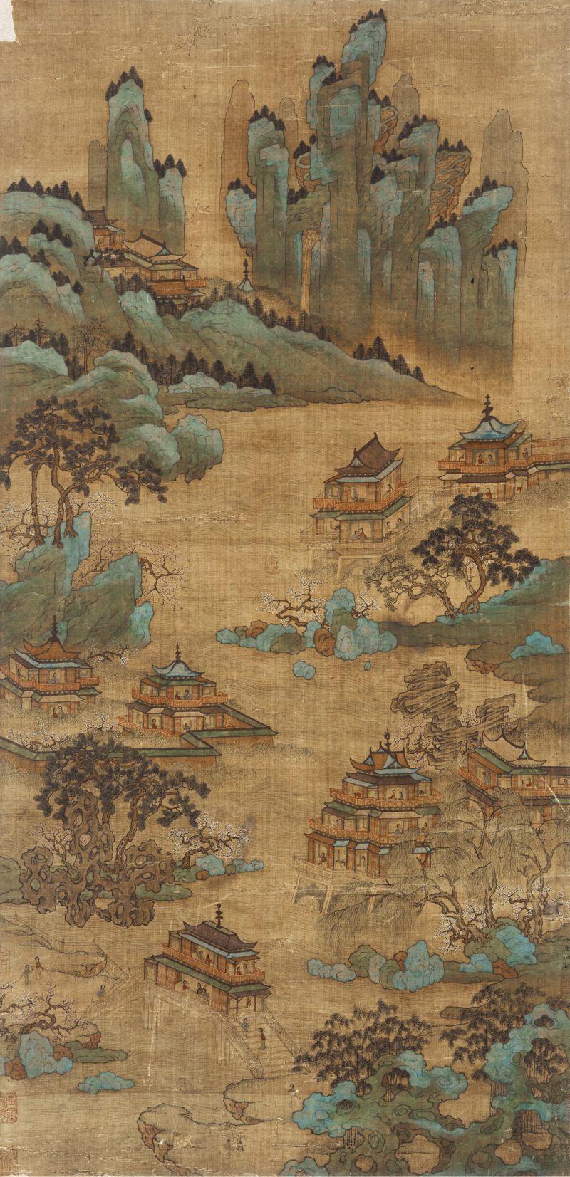 佚名 游春图
