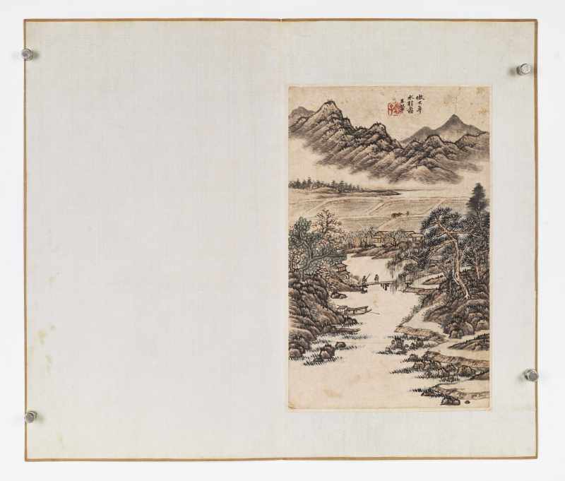 庚寅（1710年）作 王翚（款） 山水册 - 图16