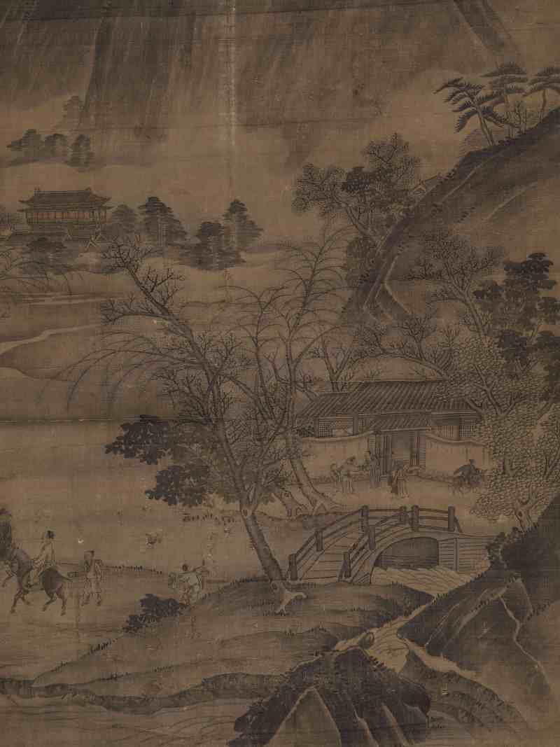 崇祯壬午（1642年）作 沈颢（款） 宴别图 - 图4