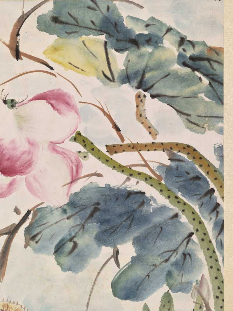 癸丑（1913年）、己卯（1879年）作 王礼、张熊、丁宝书 花鸟三帧 - 图19
