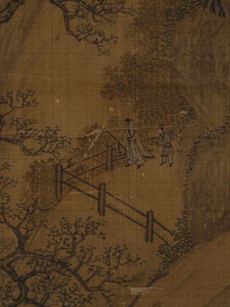 庚申（1680年）作 王翚（款） 春山读书图 - 图14