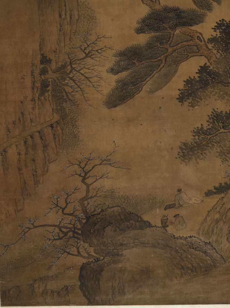 辛酉（1501年）作 沈周（款） 停琴听涛 - 图9