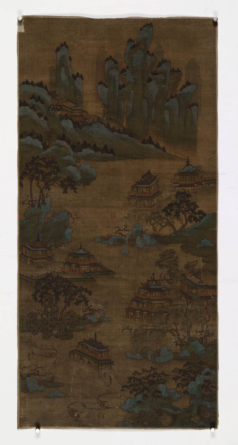 佚名 游春图 - 图2