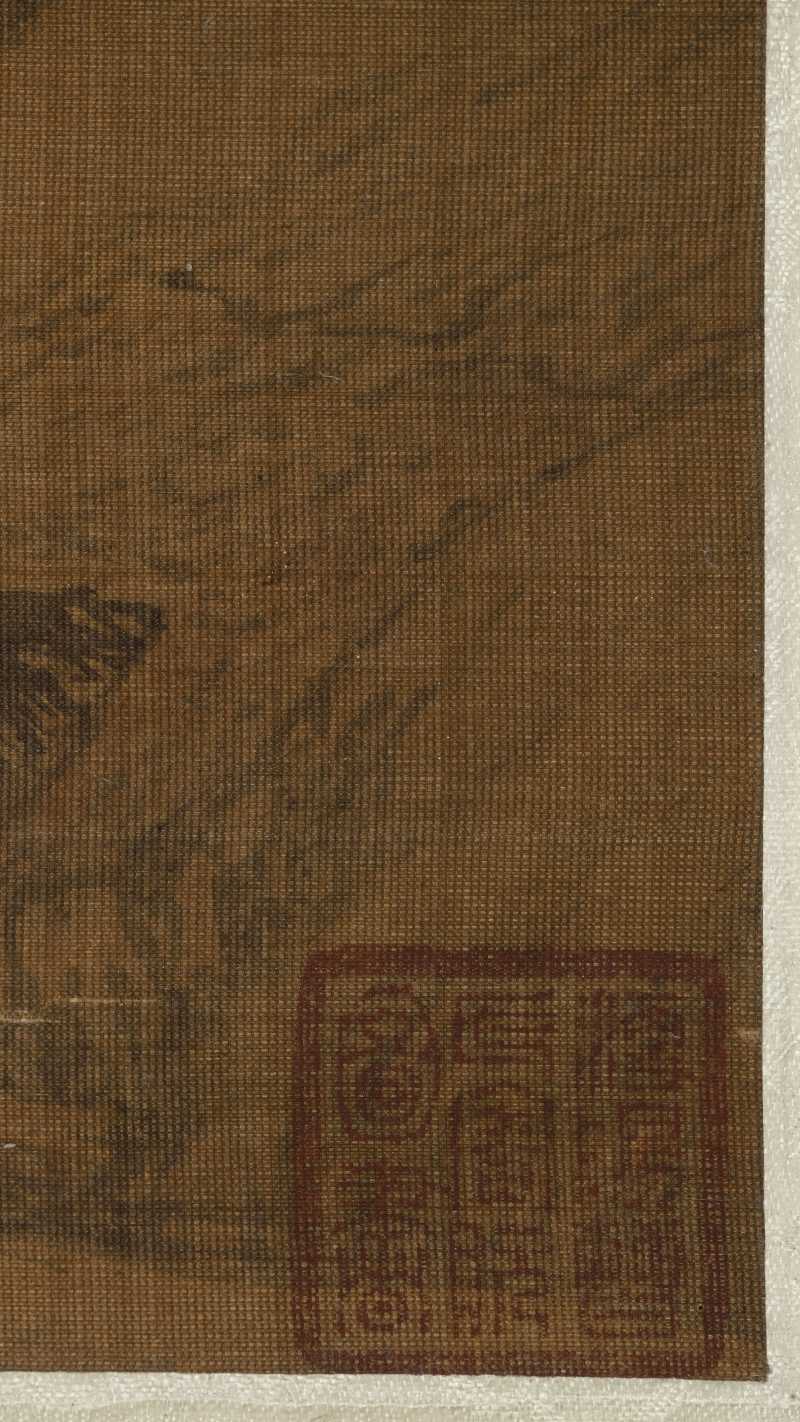 庚申（1680年）作 王翚（款） 春山读书图 - 图15