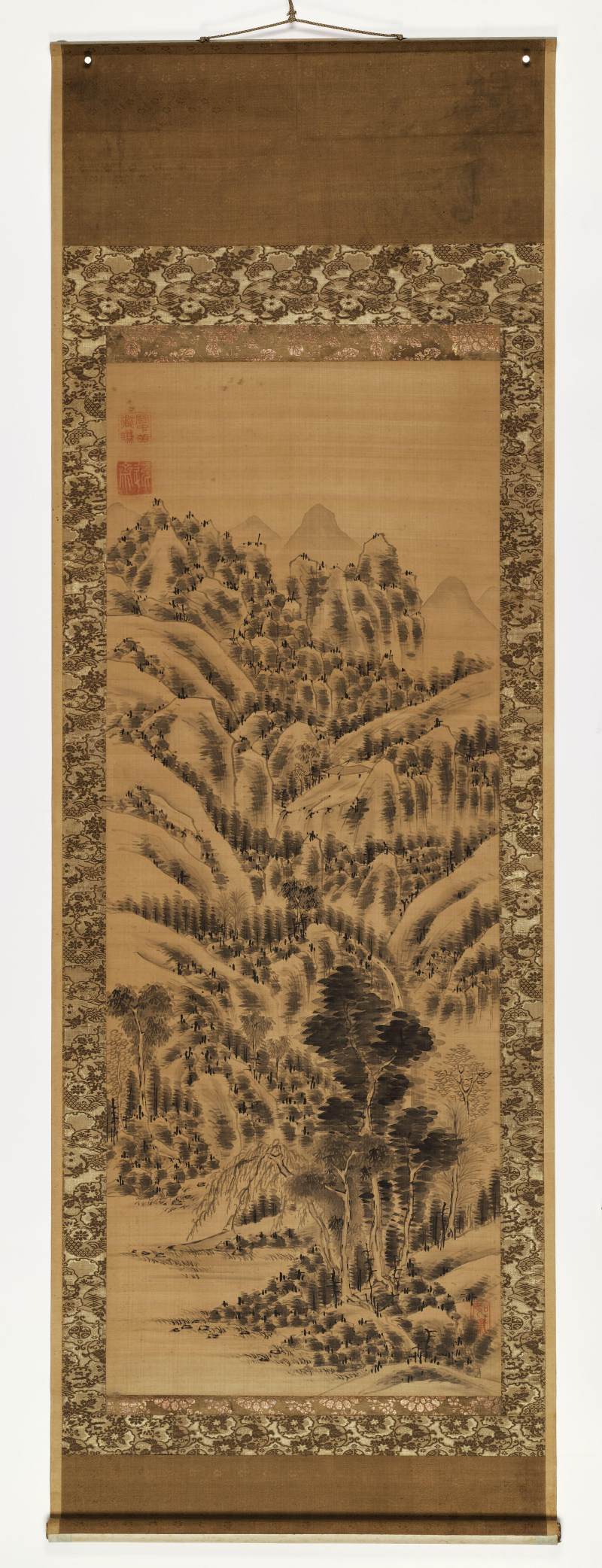 黄道谦（款） 万山秋壑 - 图2