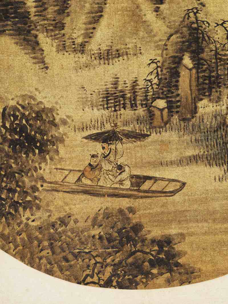 戊戌（1898年）作 任预 仿古山水册 - 图6