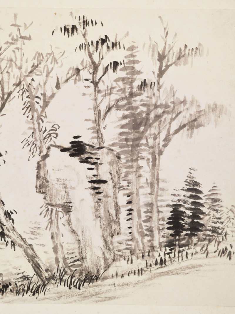 乙未（1895年）作 倪田、金心兰等 山水五帧 - 图16