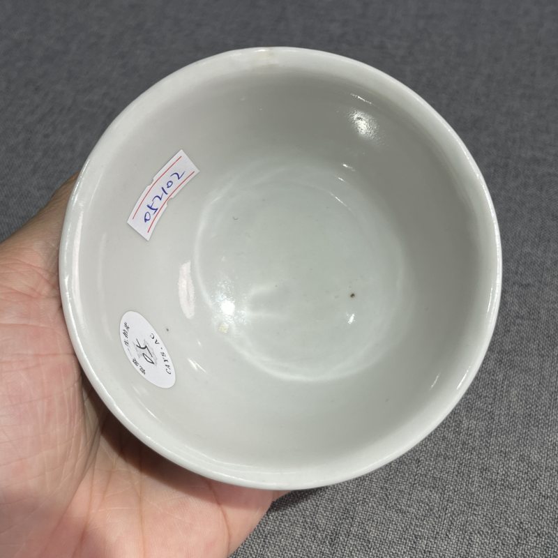 清乾隆粉彩狮子茶圆一对 - 图7