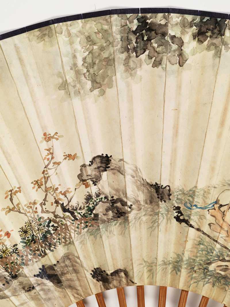 沈洞尘、司华峰 爱菊·行书 - 图6