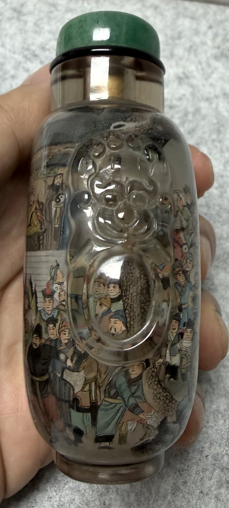 2003年 劉守本作 內繪水滸人物鼻煙壺 - 图6