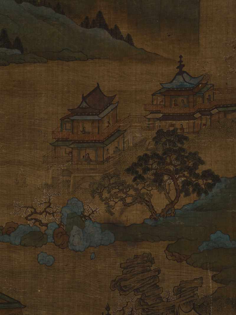 佚名 游春图 - 图3