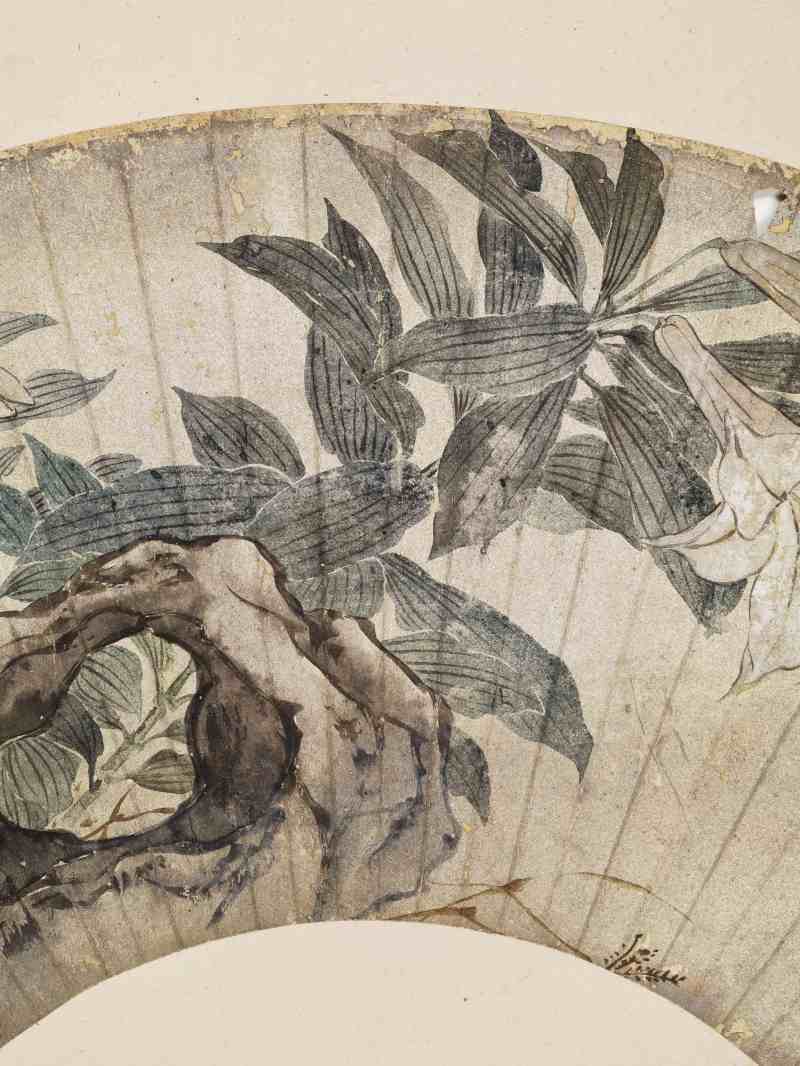 癸酉（1873年）、己亥（1899年）作 居廉 花卉四帧 - 图23