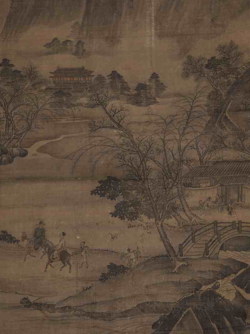 崇祯壬午（1642年）作 沈颢（款） 宴别图 - 图5