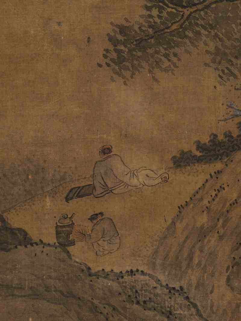 辛酉（1501年）作 沈周（款） 停琴听涛 - 图10