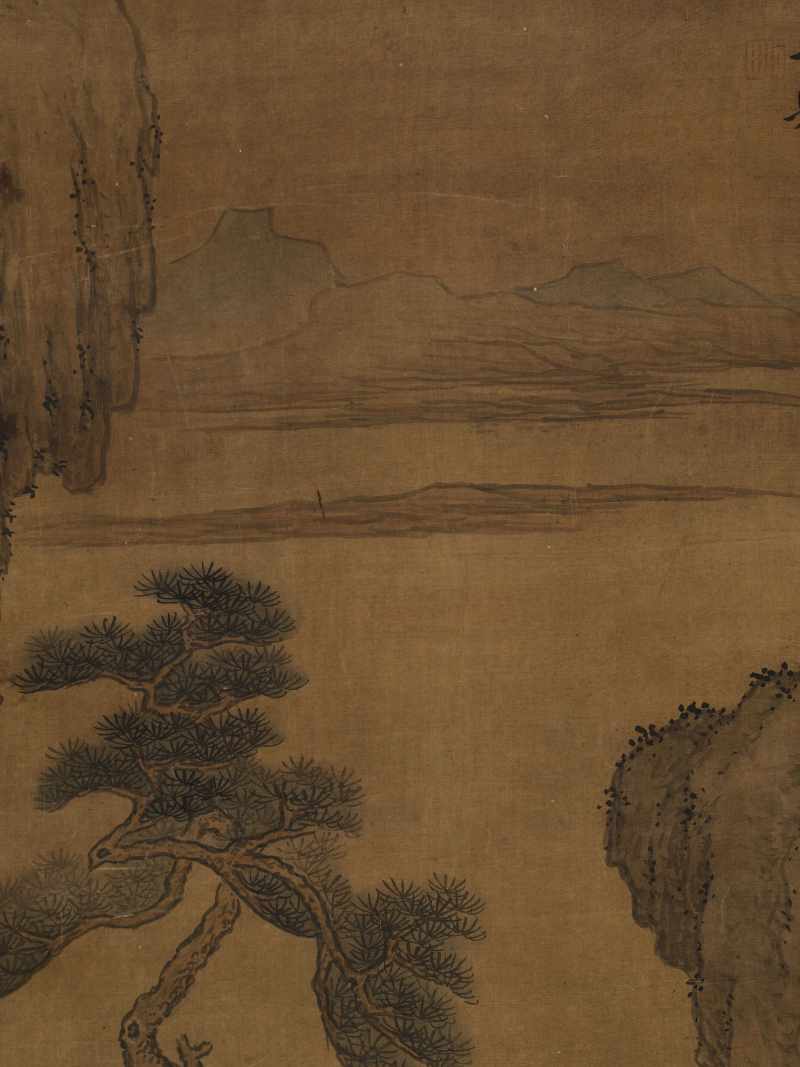 辛酉（1501年）作 沈周（款） 停琴听涛 - 图11