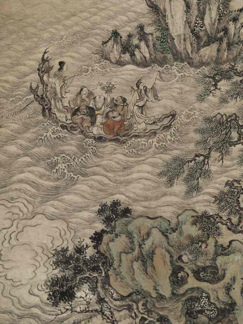 同治壬申（1872年）作 杨得霖 群仙拱祝图 - 图25