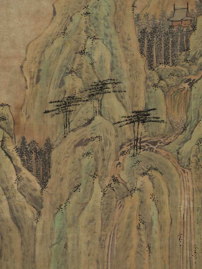 道光丁亥（1827年）作 顾鹤庆 独坐观瀑 - 图5