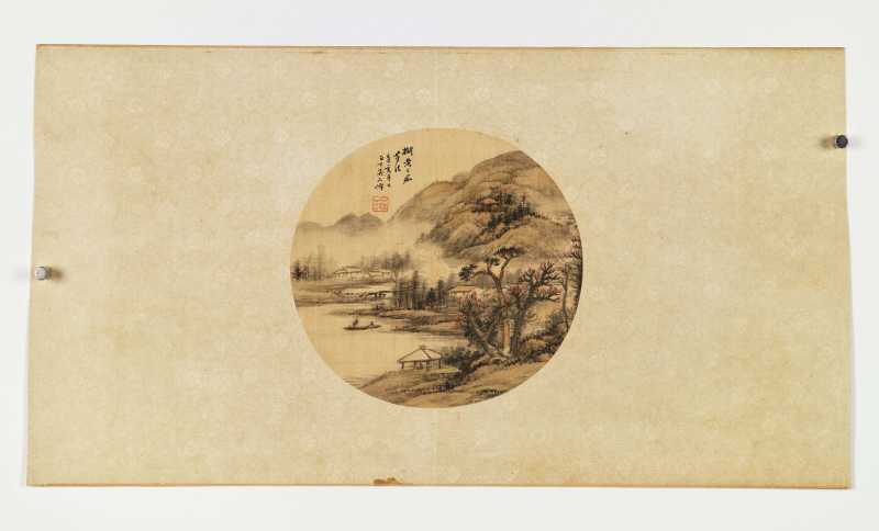 壬午（1882年）、辛亥（1911年）作 杨伯润、吴石仙 山水二帧 - 图9