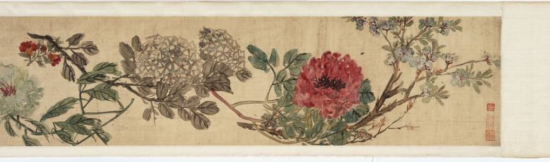 1737年作 黄慎（款） 花卉卷 - 图3