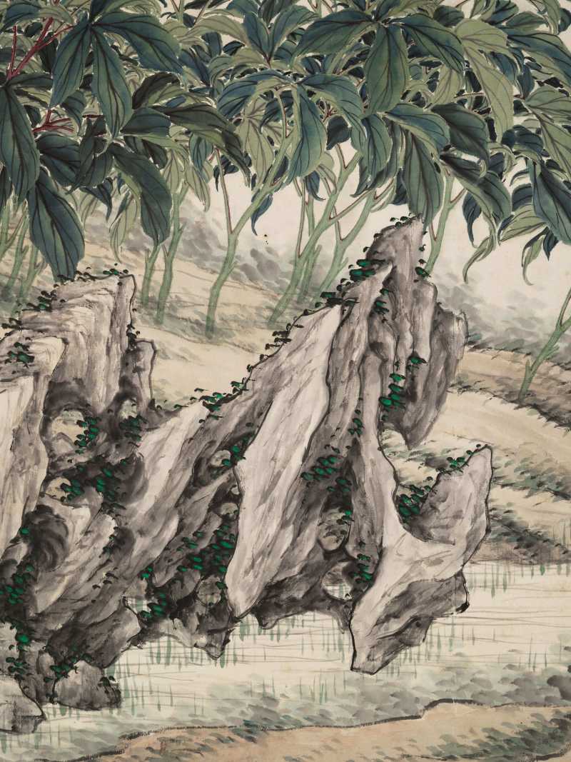 光绪甲辰（1904年）作 张兆祥 牡丹巨幅 - 图15