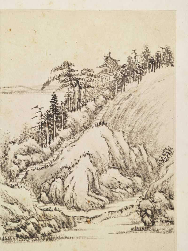 庚子（1780年）作 陆遵书 仿宋元山水册 - 图6