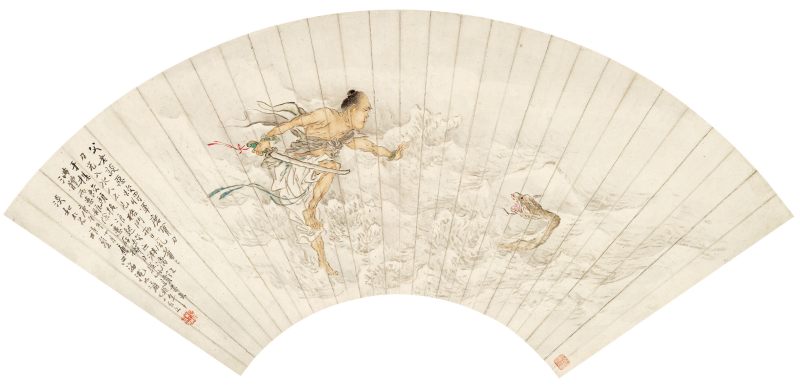 庚午（1930年）作 沈心海 周处刺蛟