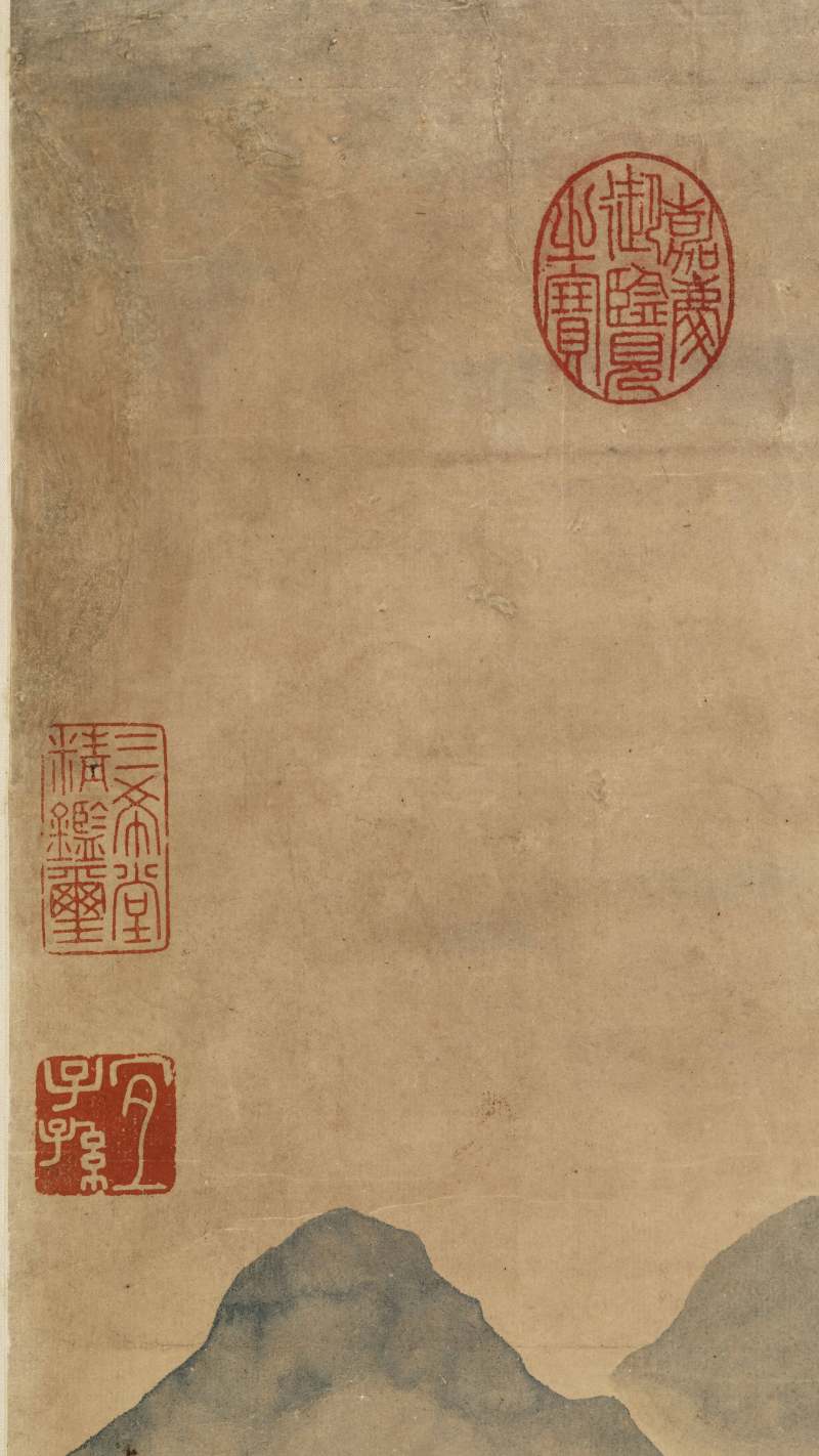 辛未（1751年）作 钱维城（款） 柳岸熏风图 - 图15