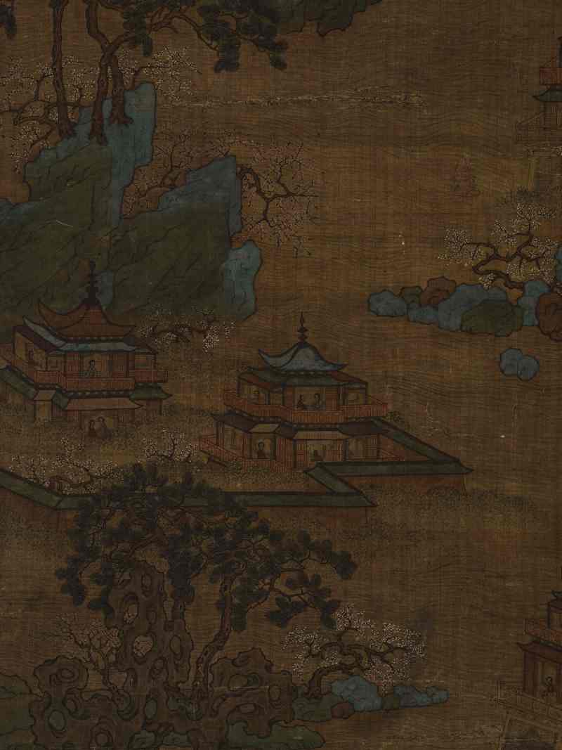 佚名 游春图 - 图6