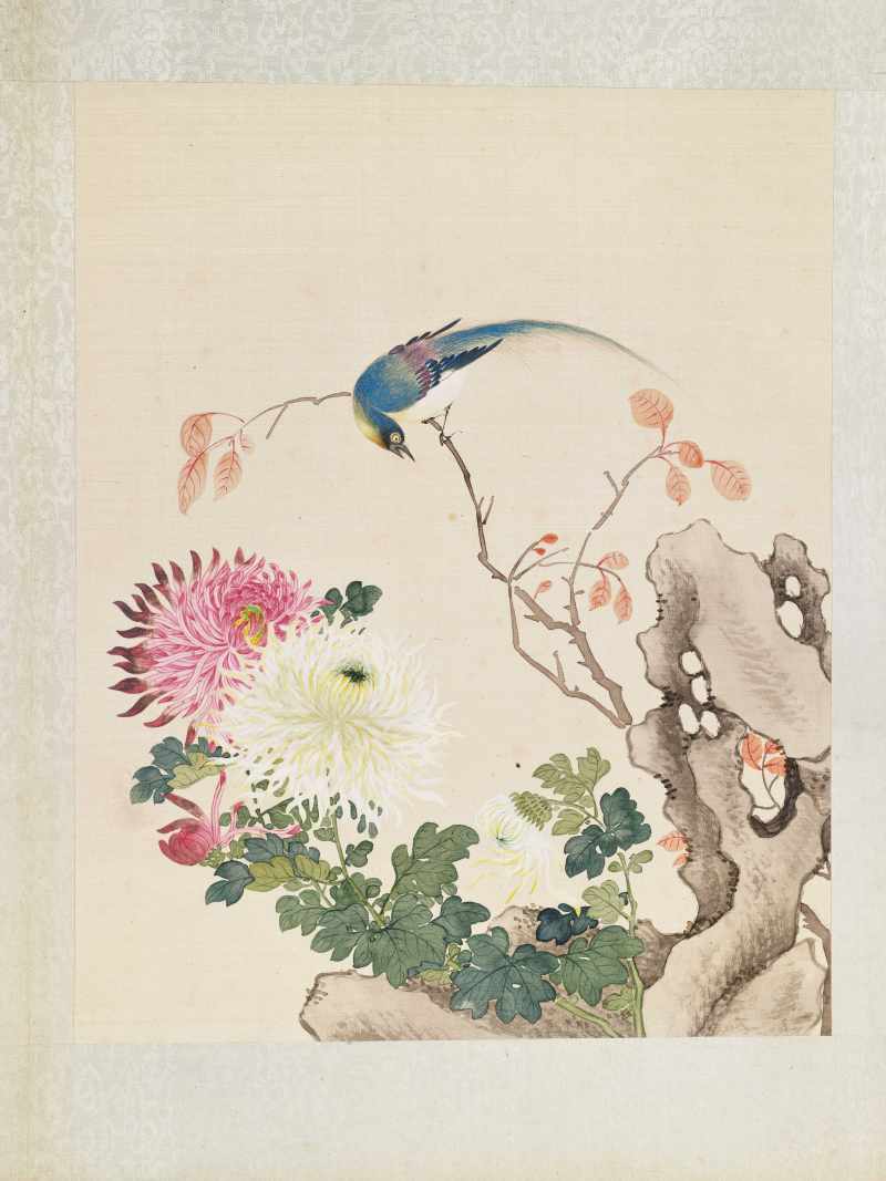 丁酉（1897年）作 梁德润、孙毓汶 花卉草虫册 - 图47