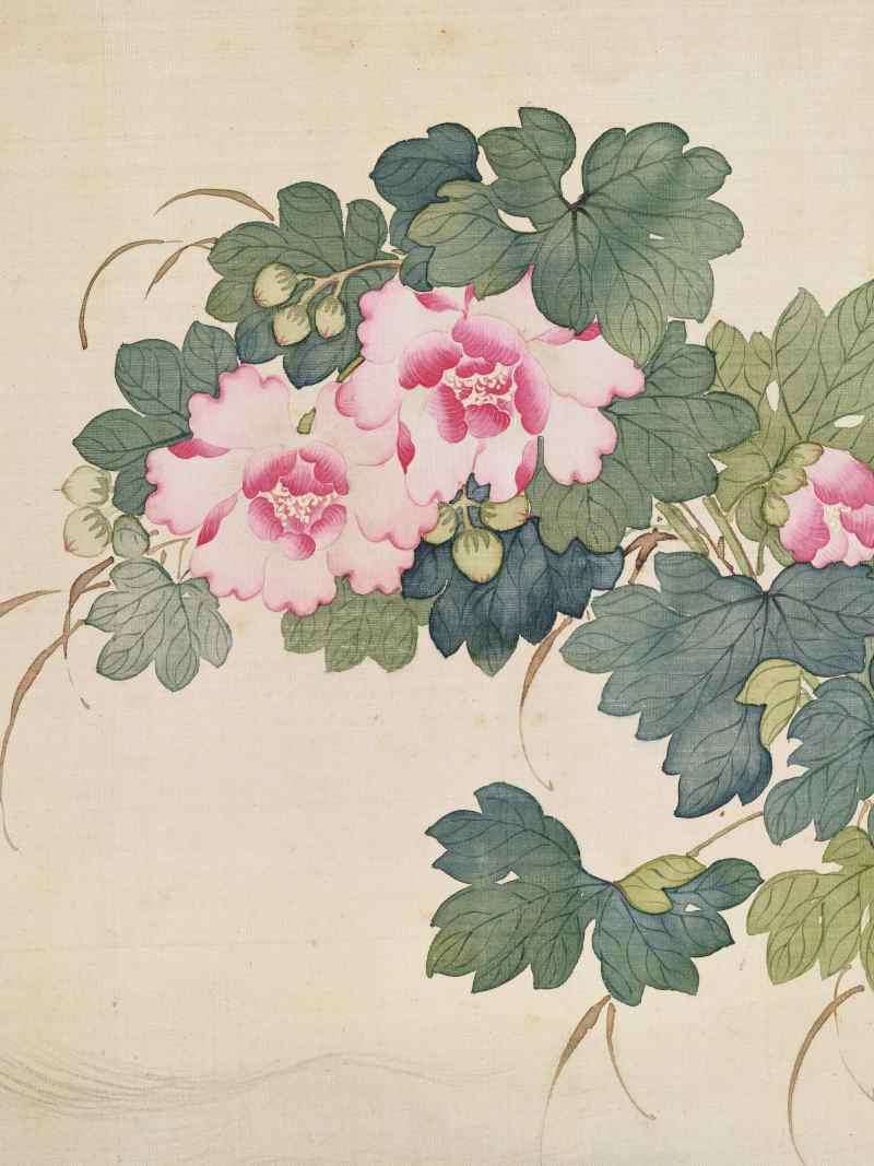 丁酉（1897年）作 梁德润、孙毓汶 花卉草虫册 - 图7