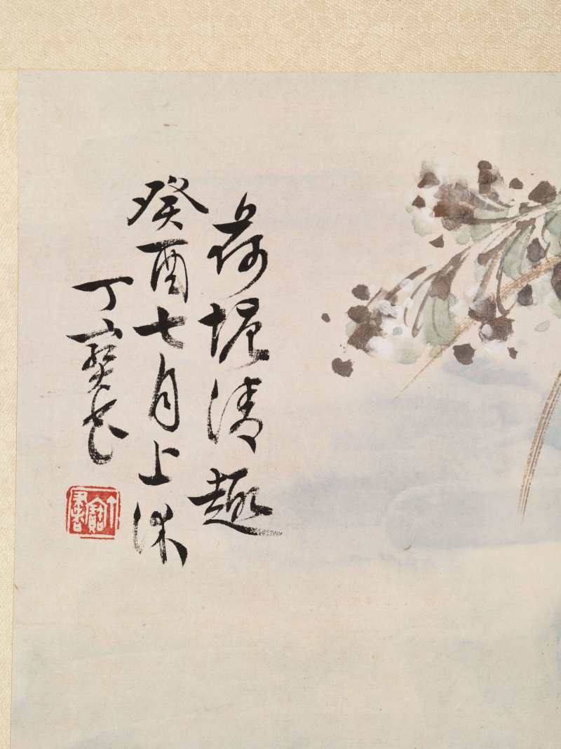 癸丑（1913年）、己卯（1879年）作 王礼、张熊、丁宝书 花鸟三帧 - 图23