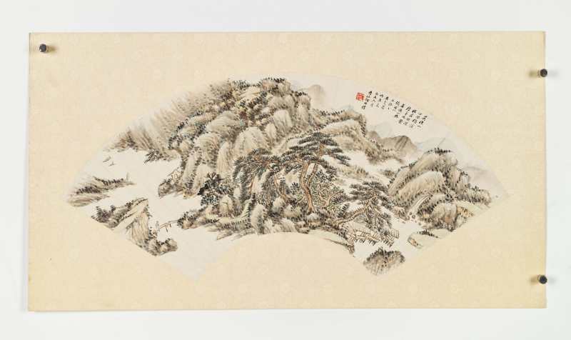 己未（1919年）作 何维朴、顾沄 山水二帧 - 图8