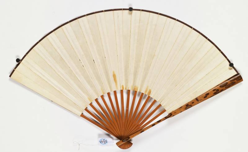 丙子（1936年）、昭阳作噩（1933年）、戊寅（1938年）作 尹绍崑、钱达根、寿玺 山水成扇两柄 - 图30