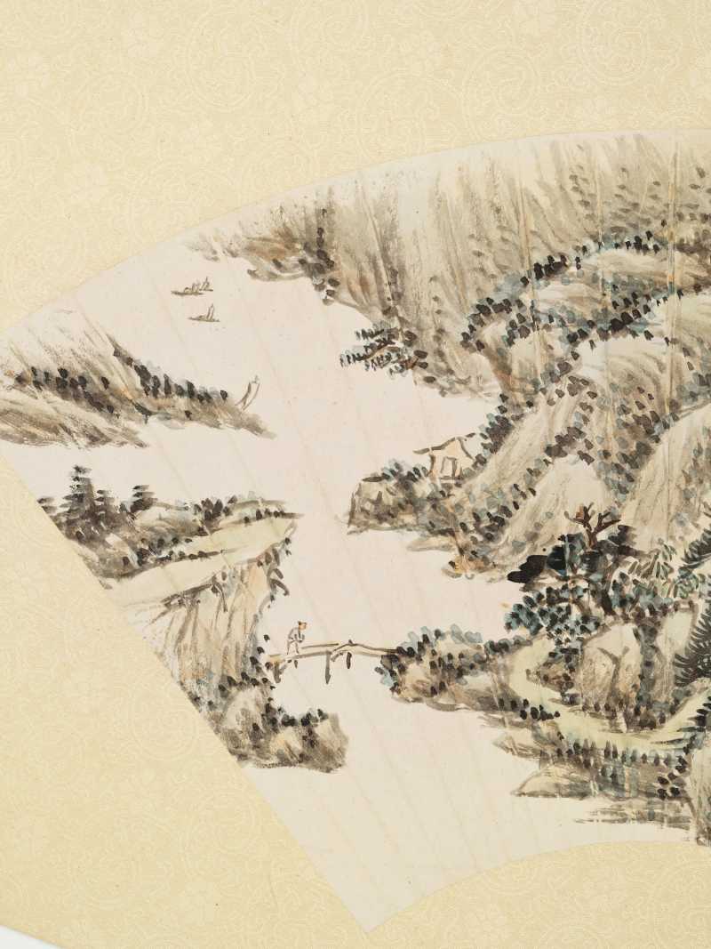 己未（1919年）作 何维朴、顾沄 山水二帧 - 图9
