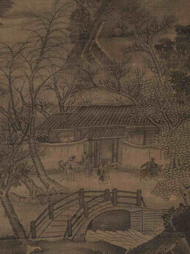 崇祯壬午（1642年）作 沈颢（款） 宴别图 - 图9