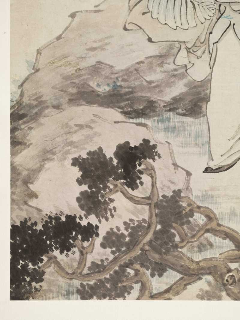 乙未（1895年）作 陆鹏 人物四屏 - 图4