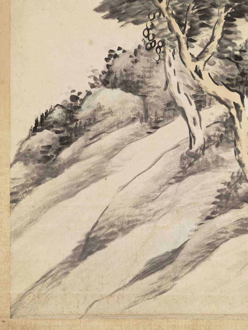 庚申（1920年）作 徐行敏 云横日落 - 图7