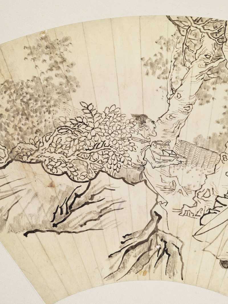 史不昧 扇面集锦册 - 图46