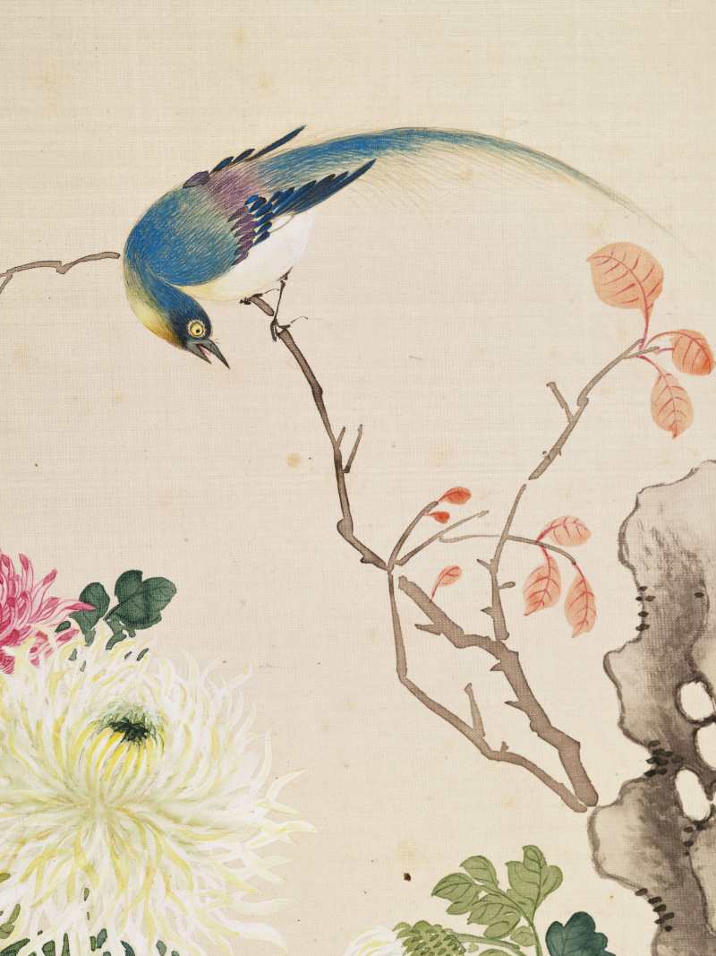 丁酉（1897年）作 梁德润、孙毓汶 花卉草虫册 - 图48