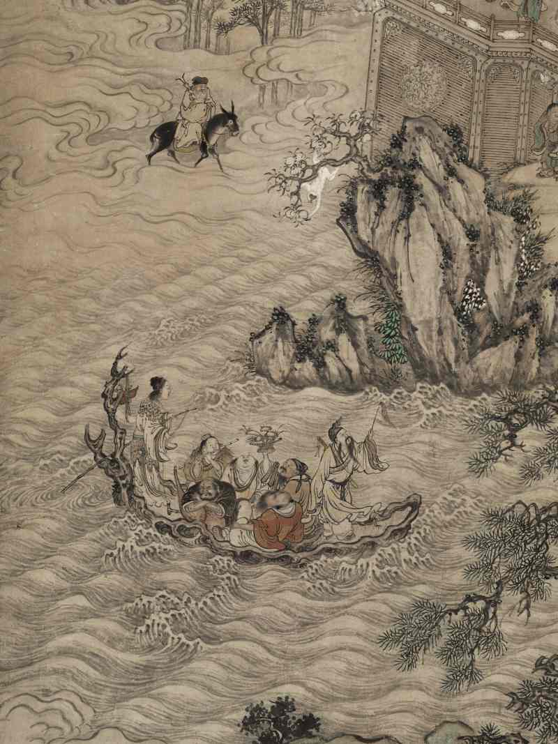 同治壬申（1872年）作 杨得霖 群仙拱祝图 - 图28